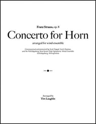 Concerto for Horn (Franz Strauss) Concert Band sheet music cover Thumbnail